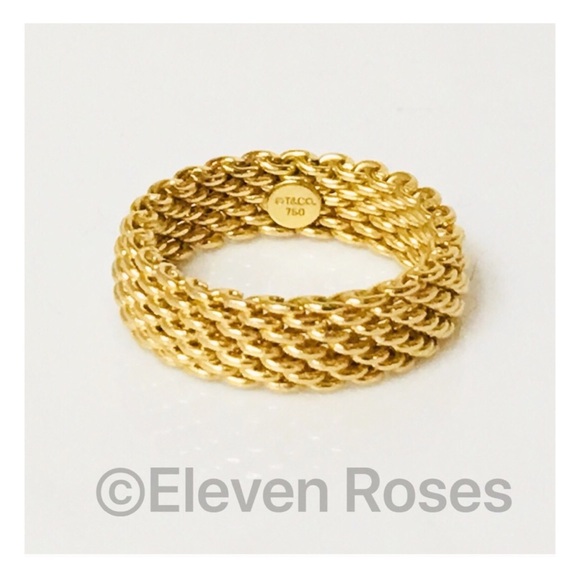 Tiffany & Co. Jewelry - Tiffany & Co. 18k Gold 6mm Somerset Ring